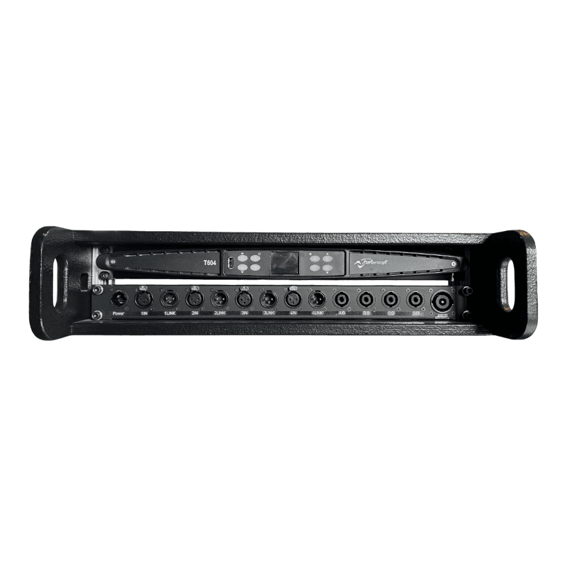 T604 4 Kanal DSP-Endstufe Set mit Patchfeld