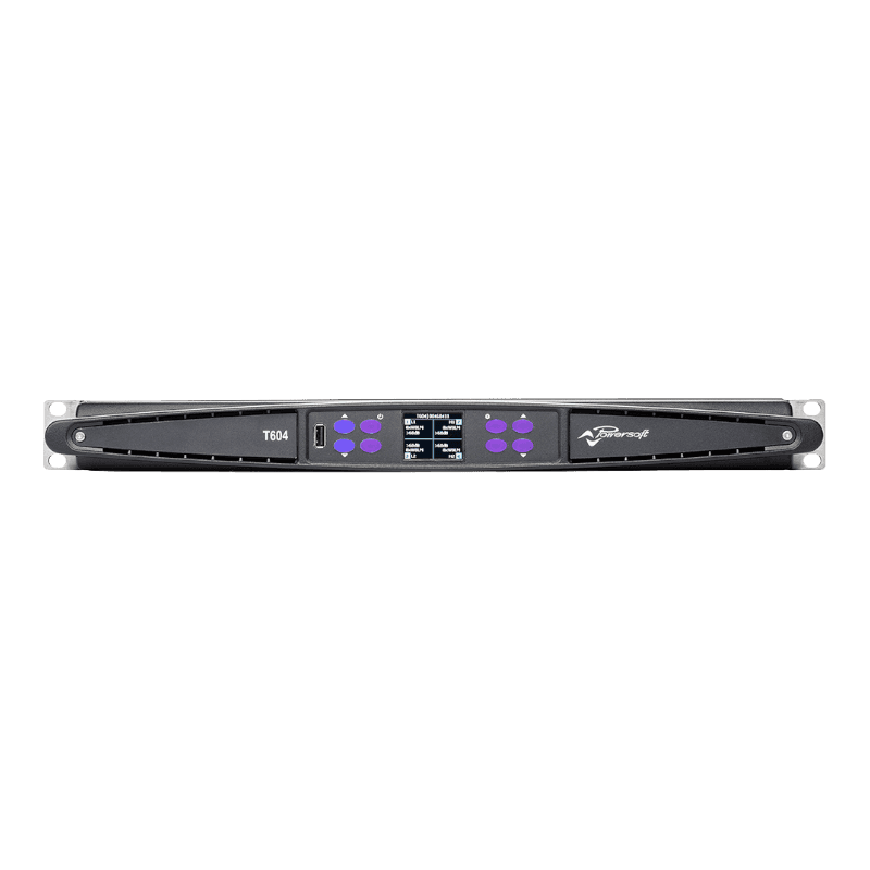 T604 4 Kanal DSP-Endstufe Set mit Patchfeld – Bild 3
