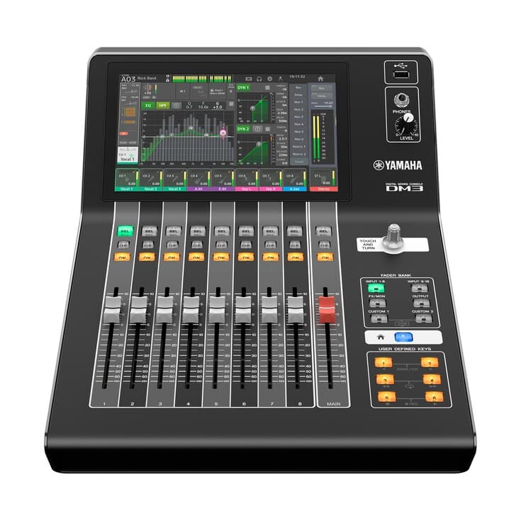 Digitalmischpult Yamaha DM3 im Flightcase