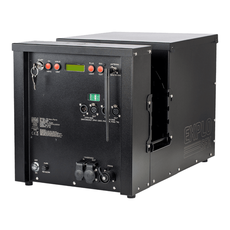 Flammeneffekt X2 Wave Flame im Flightcase – Bild 3