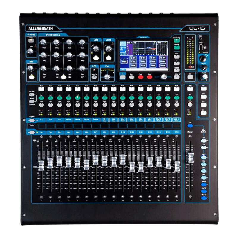 Digitalmischpult AH QU16 im Flightcase